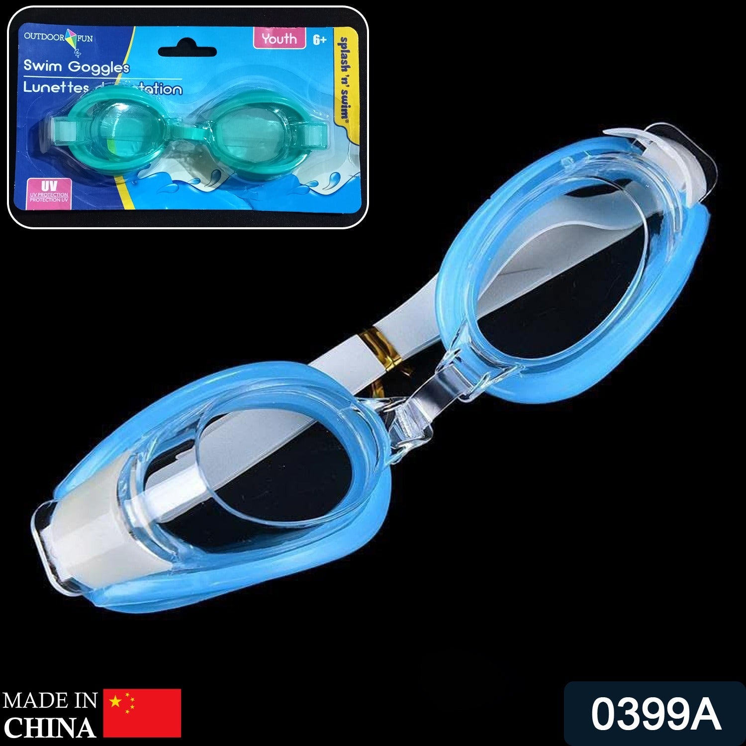 0399A SWIMMING GOGGLES WITH ADJUSTABLE CLEAR VISION ANTI-FOG WATERPROOF SWIMMING GOGGLES DeoDap 0399A SWIMMING GOGGLES WITH ADJUSTABLE CLEAR VISION ANTI-FOG WATERPROOF SWIMMING GOGGLES DeoDap